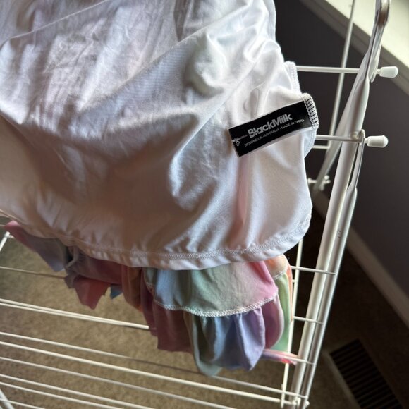 Rainbow Icecream Frills On Frills Dress Blackmilk - Picture 3 of 4